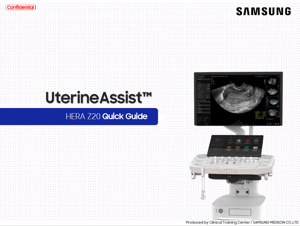 Quick Guide on UterineAssist™ for Uterus Ultrasound on HERA Z20