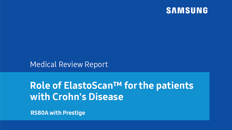 White paper on Crohn’s disease evaluation using ElastoScan™ and MRI